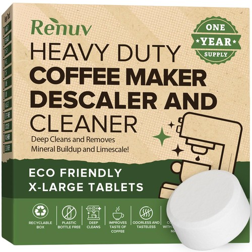 Renuv coffee maker cleaner - maker, &