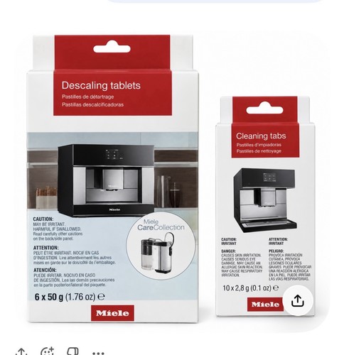 Miele descaling tablets - miele,