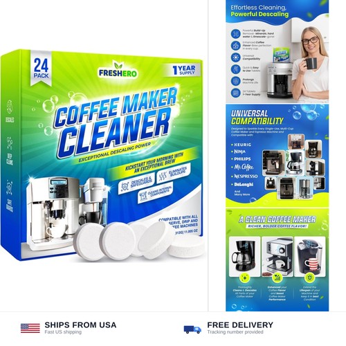 Coffee machine cleaner tablets