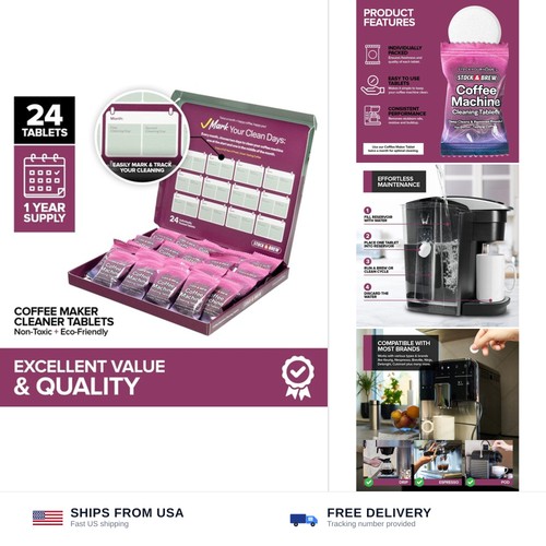 Coffee maker descaler - , tablets